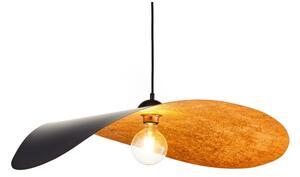 Lampadario a sospensione su cavo LEAF 1xE27/15W/230V nero/rame