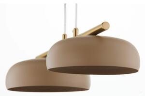 Lampadario a cavo OLAF 2xGX53/12W/230V beige/oro