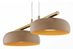 Lampadario a cavo OLAF 2xGX53/12W/230V beige/oro