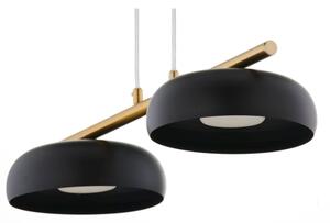 Lampadario sospeso con cavo OLAF 2xGX53/12W/230V nero/oro