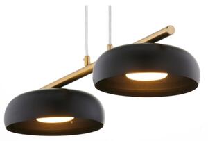 Lampadario sospeso con cavo OLAF 2xGX53/12W/230V nero/oro