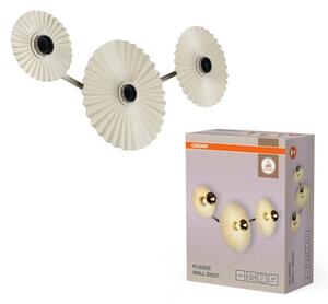 Osram - Lampada da parete PLISSEE 3xE27/15W/230V crema