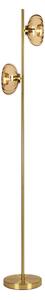 Osram - Lampada da terra GOLD GLASS 2xE14/12W/230V dorata/beige fumé