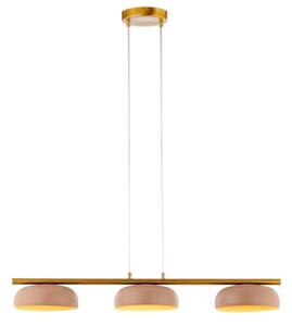 Lampadario a cavo OLAF 3xGX53/12W/230V beige/oro