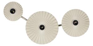 Osram - Lampada da parete PLISSEE 3xE27/15W/230V crema