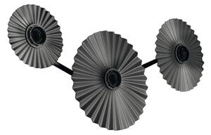 Osram - Applique PLISSEE 3xE27/15W/230V antracite