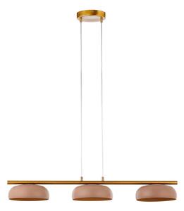 Lampadario a cavo OLAF 3xGX53/12W/230V beige/oro