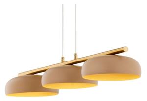 Lampadario a cavo OLAF 3xGX53/12W/230V beige/oro