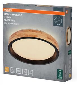Osram -LED plafoniera dimmerabile MARIANO LED/24W/230V diametro 41 cm rovere/nero