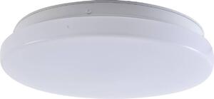Lindby LED plafoniera per esterni Kirkola, 3000 K, Ø 26 cm, bianco