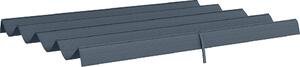 VivaGarden Copertura Pergola con 8 Fori di Drenaggio in Poliestere UV30+ 286x245 cm colore Grigio Scuro
