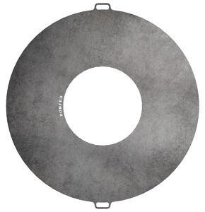 BonFeu BonPlancha - Griglia per fuoco da campo, diametro 150 cm - Acciaio di alta qualità - 150x150x1,5 cm