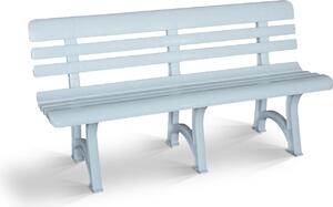 Panchina da giardino BICA Olimpia bianca | resistente alle intemperie | ideale per giardino, esterno | panchina, panchina da parco