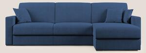 Best Divano letto angolare in tessuto impermeabile T02 blu