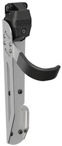 Porta Bicicletta Keter Gancio Universale Capacità 35 kg in Acciaio Grigio e Nero