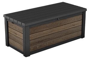 Baule da Esterno Keter Deco Box 150G 151,7x72,5x70 cm in DecoCoat Effetto Legno Noce