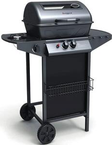 Barbecue a Gas 2,9 kw Alabama Superficie di Cottura in Pietra Lavica Nero