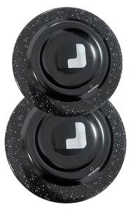 Kit 2 Coperchi Magici Antiodore Ventur Magic in Alluminio Ø28-32 cm Pomello Salvaspazio Nero