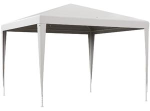 Gazebo da Giardino 293x293 cm Pieghevole e Portatile con Copertura Anti UV Bianco