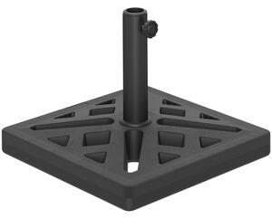 Base per Ombrellone Quadrata da 15kg Pali da 32-38-48 mm Nero