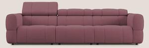 Giotto Divano modulare a 3 sedute con opzione relax elettrico in micro
