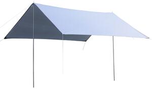 Tenda da Sole Portatile 3x3 m Impermeabile Bianco