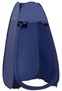 Tenda da Doccia Pop Up Impermeabile 100x100x185 cm in Poliestere Blu Navy