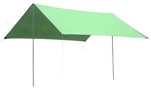 Tenda da Sole Portatile 3x3 m Impermeabile Verde