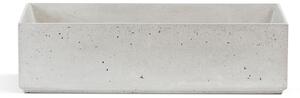 Lavello da Giardino Senza Rubinetto 53x29,5x14 cm in Calcestruzzo Delfi-G Grigio
