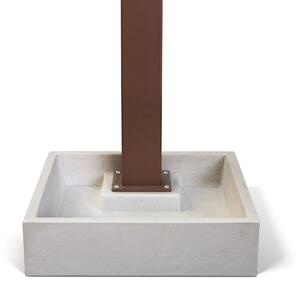 Basamento per Fontana 40x40x10 cm in Calcestruzzo Plinto XL Grigio