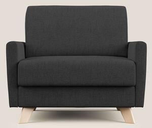 Edgar poltrona letto in tessuto felis impermeabile T03 antracite