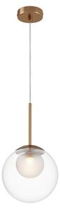 Maytoni lampada a sospensione globo di vetro oro Ø20cm G9 20W forma basic