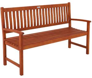 Deuba Panchina da Giardino 3 Posti Legno di Eucalipto Certificato FSC®