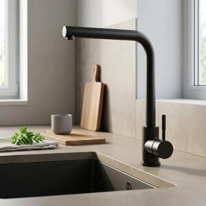 Miscelatore da cucina nero opaco, modello PS8040-10, linea Pure.Sink