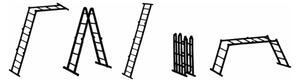 Zarges Multitec M scala multiuso, alluminio, 4 x 3 pioli 42377