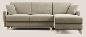 Edgar divano letto angolare in tessuto felis impermeabile T03 beige