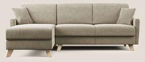 Edgar divano letto angolare in tessuto felis impermeabile T03 beige