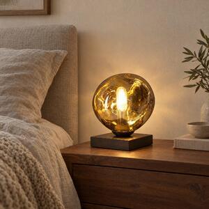 Lampada da tavolo CANOPUS oro giallo Altezza 17,5 cm