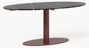 Tavolo ovale in marmo Miley, 180 x 90 cm