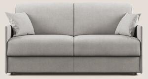 Evans Divano letto in morbido tessuto impermeabile T02 grigio chiaro