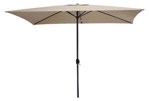 Ombrellone da Giardino Rettangolare 300x200x240 cm in Acciaio e Poliestere Talpa
