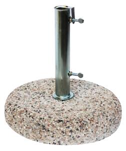 Base per Ombrellone da Giardino Tubo da Ø55mm Peso 25 kg in Graniglia