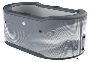 Piscina in Drop Stitch per Bagni di Ghiaccio 170x92x67A cm NetSpa Jarvi Grigio