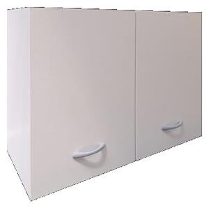 Pensile Cucina Doppia Anta 80x33x60A cm in Nobilitato Bianco Opaco