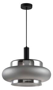 Lampada a sospensione con cavo BRIZI 1xE27/40W/230V grigio/fumé