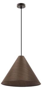 Lampadario a cavo CONO 1xE27/40W/230V, impiallacciatura in mogano