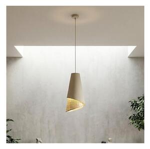 Lampadario a sospensione con cavo MODA 1xE27/15W/230V beige/rattan