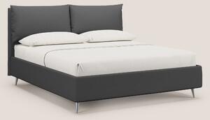 Elsa letto imbottito con vano contenitore in tessuto smacchiabile T05