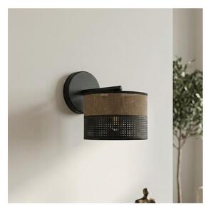 Lampada da parete KARBON 1xE27/15W/230V nero/marrone