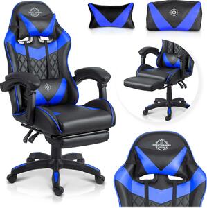 Sedia da gioco Sofotel Draknor II nera e blu